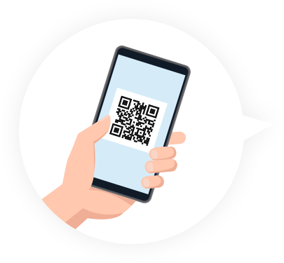 QRコードのイラスト