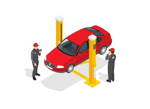 カーメンテナンスイラスト