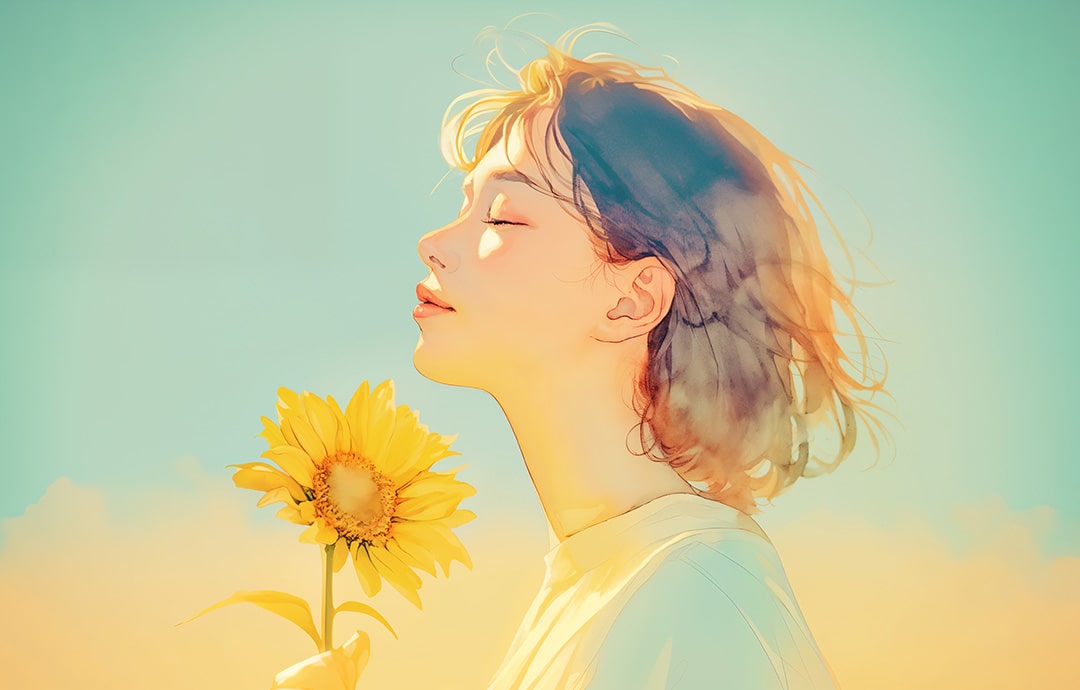 女性のイラスト